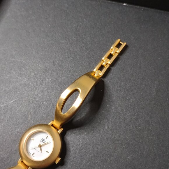 7 Inch Gold Tone PH Watch With White Dial - Picture 3 of 12